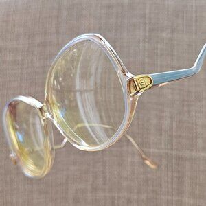 Vintage Guy Laroche Eyeglasses Frame Clear/Blue Glasses 55[]18 135 Eye Wear